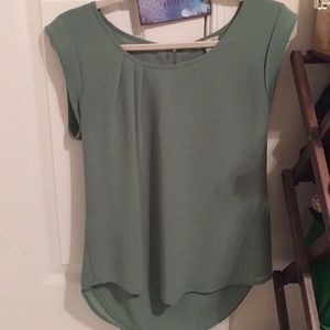 Naked zebra tee green shirt blouse
